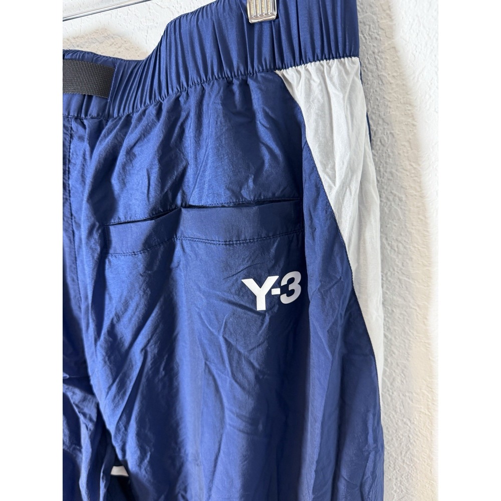 Adidas Y-3 3-STRIPES NYLON SHELL PANTS Yohji Yamamoto Size Medium New - Picture 6 of 9